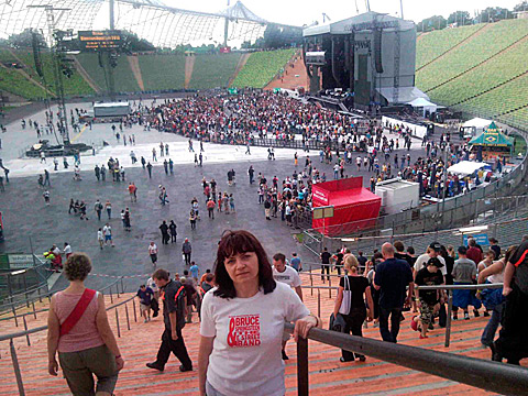 Mirka w drodze na płytę - fot: www.springsteen.pl ©
