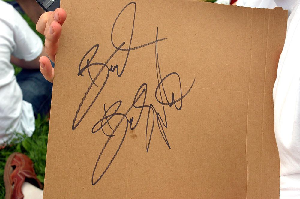 Pizza-autograf Bossa. Fot: Paweł Suwarski © Blood Brothers